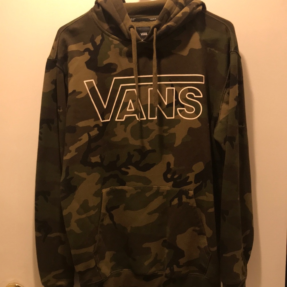 Vans Hoodie Size Medium Camouflage